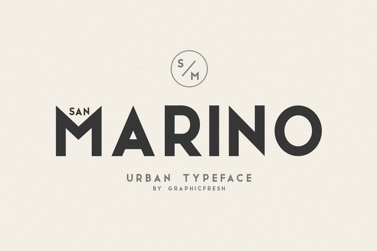 San Marino Font preview